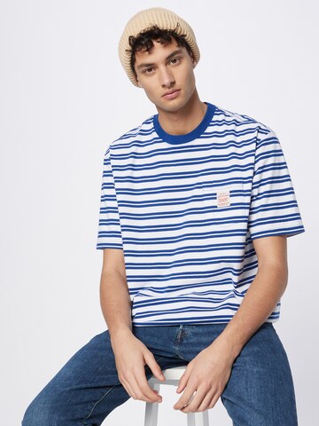 LEVI'S ® Tričko 'Workwear' – modrá: přední strana