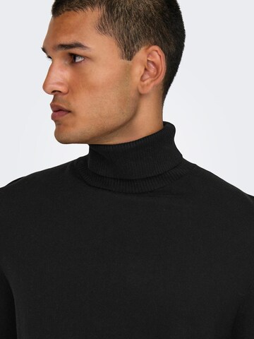 Only & Sons Trui 'ONSLOUI' in Zwart