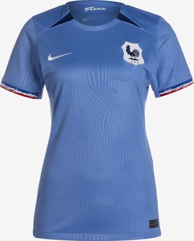 NIKE Tricot 'Frankreich Home Stadium WM 2023' in de kleur Opaal / Donkerrood / Zwart / Wit, Productweergave