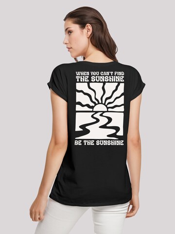 F4NT4STIC T-Shirt 'Be The Sunshine' in Schwarz: Vorderseite