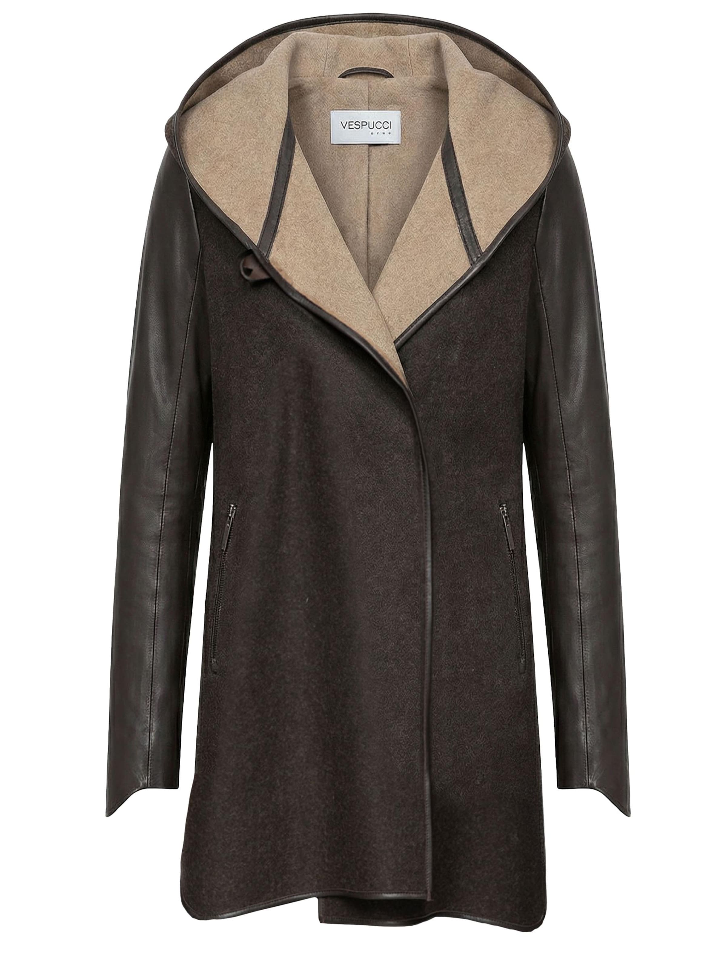 Manteau d’hiver 'Lea' VESPUCCI BY VSP en marron : devant