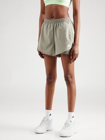 Regular Pantalon de sport 'Made For Training' ADIDAS PERFORMANCE en vert : devant