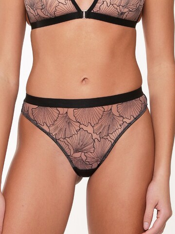 LingaDore String in Black: front