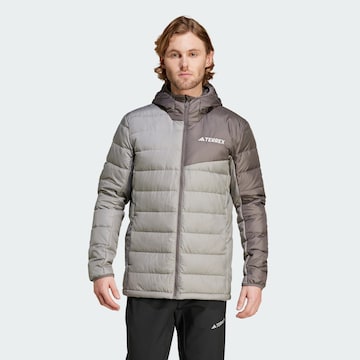 ADIDAS TERREX Outdoorjacke in Grau: Vorderseite
