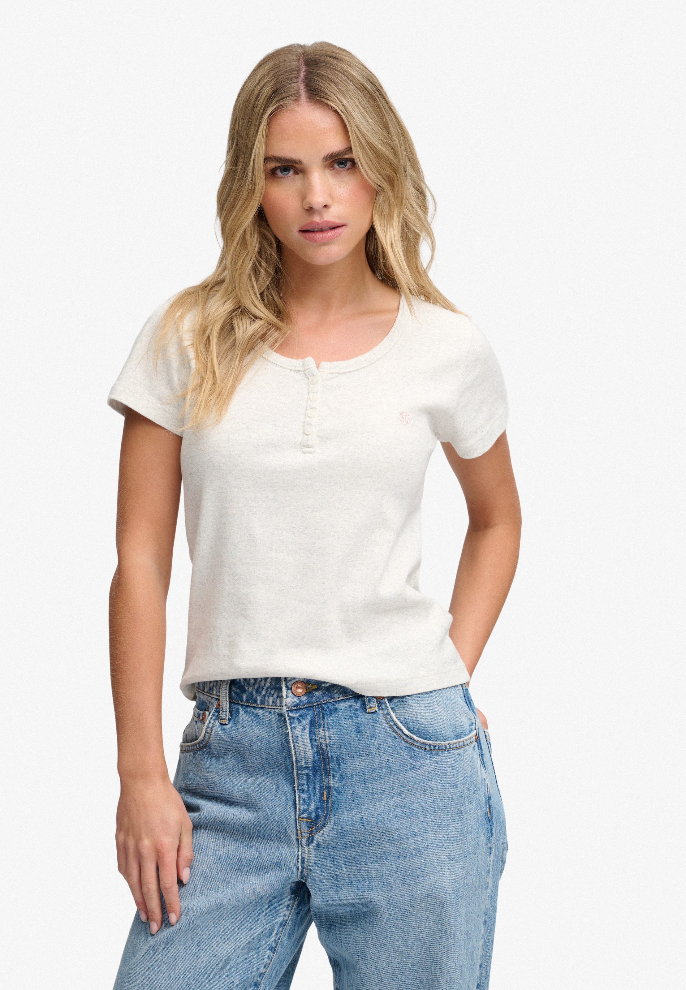 Superdry & Co Shirt in Wit: voorkant