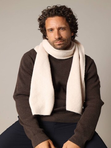 Écharpe 'LEDGES' Deeluxe en blanc : devant