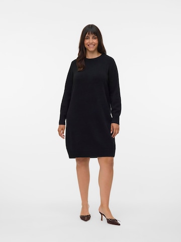 Vero Moda Curve - Vestido de punto 'VMCBoom' en negro