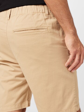 DEDICATED. Regular Chino trousers 'Nacka' in Beige