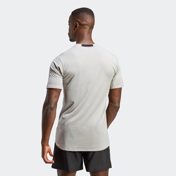 ADIDAS SPORTSWEAR Функционална тениска 'Designed For Training' в сиво