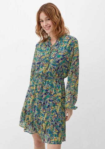 QS - Vestido en azul: frente