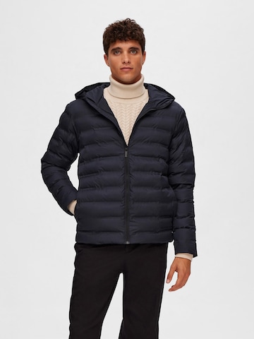 SELECTED HOMME Between-Season Jacket 'BARRY' in Blue: front