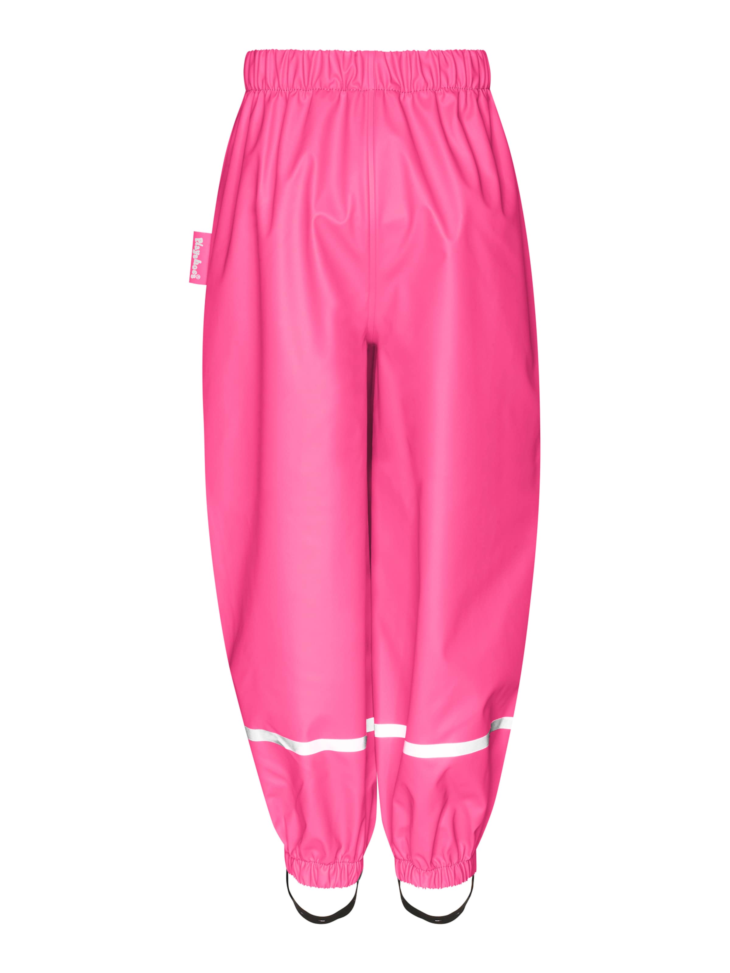 Effilé Pantalon fonctionnel PLAYSHOES en rose : devant