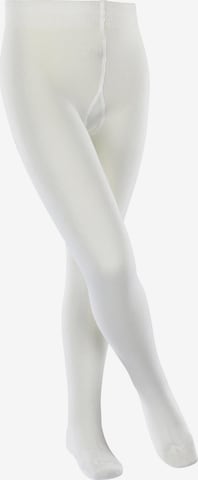 ESPRIT Regular Leggings 'Foot Logo' in White: front