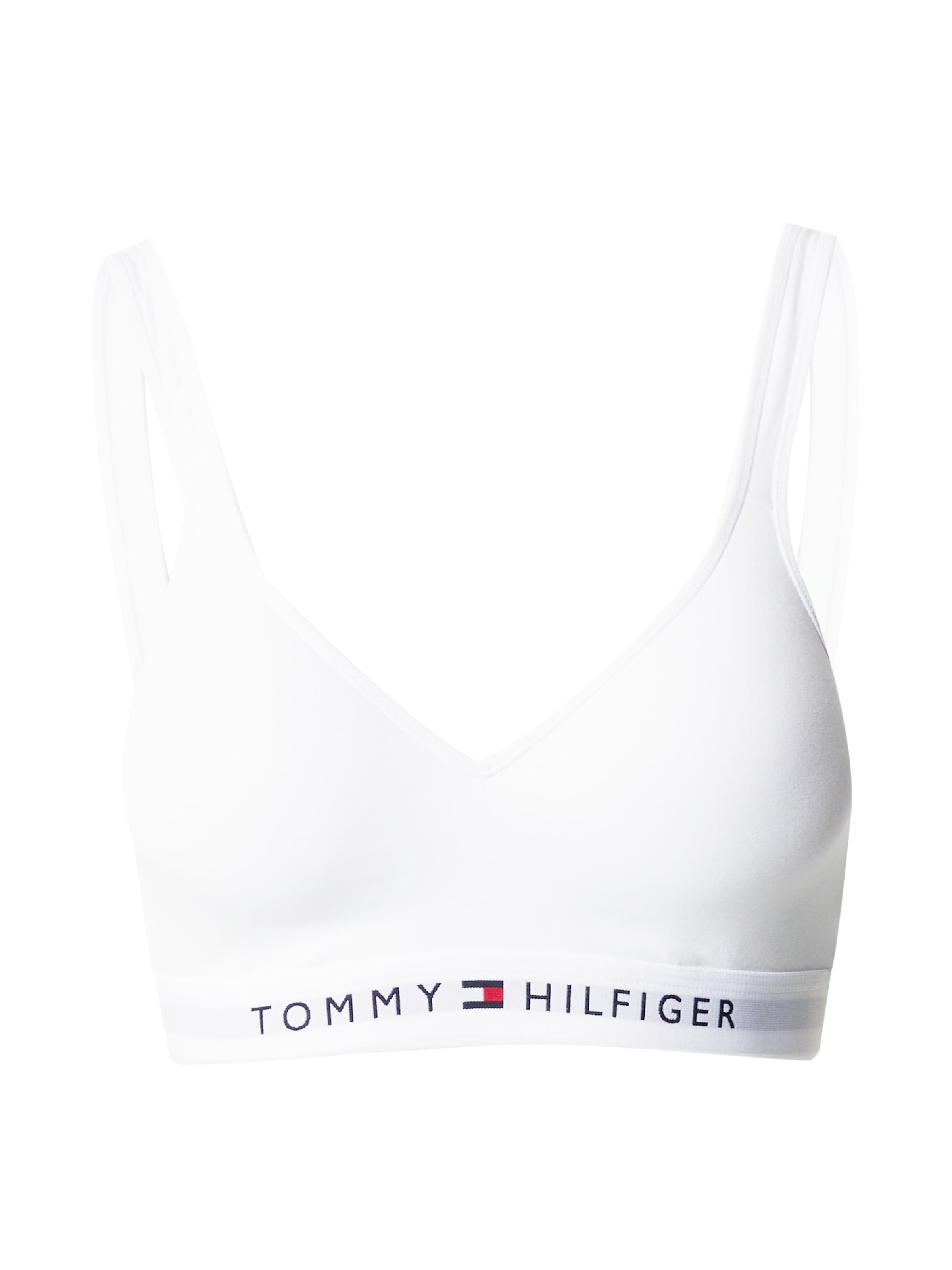 Tommy Hilfiger Underwear Бюстье Бюстгальтер в Белый: спереди