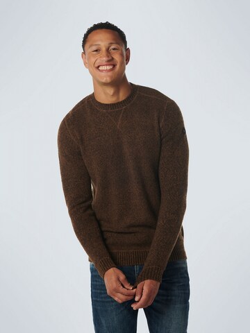 No Excess Pullover in Braun: Vorderseite
