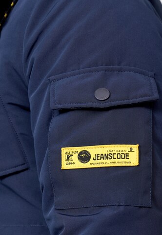 INDICODE JEANS Übergangsjacke 'Ocala' in Blau