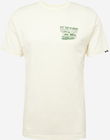 VANS - Camisa 'HI ROAD RV' em branco: frente