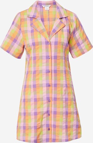 Monki Shirt dress in Purple: front