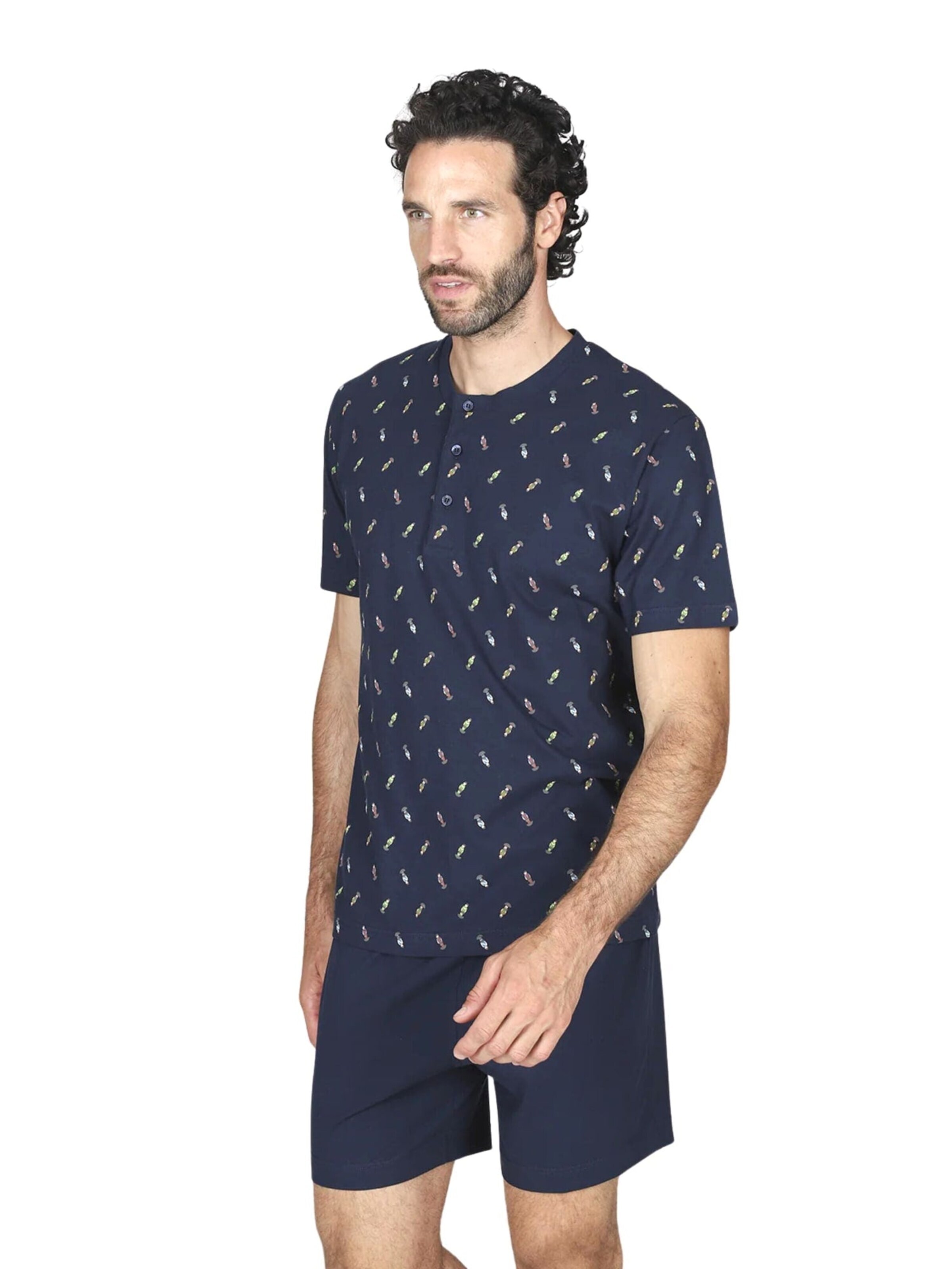 JULIPET Pajama short in Blue