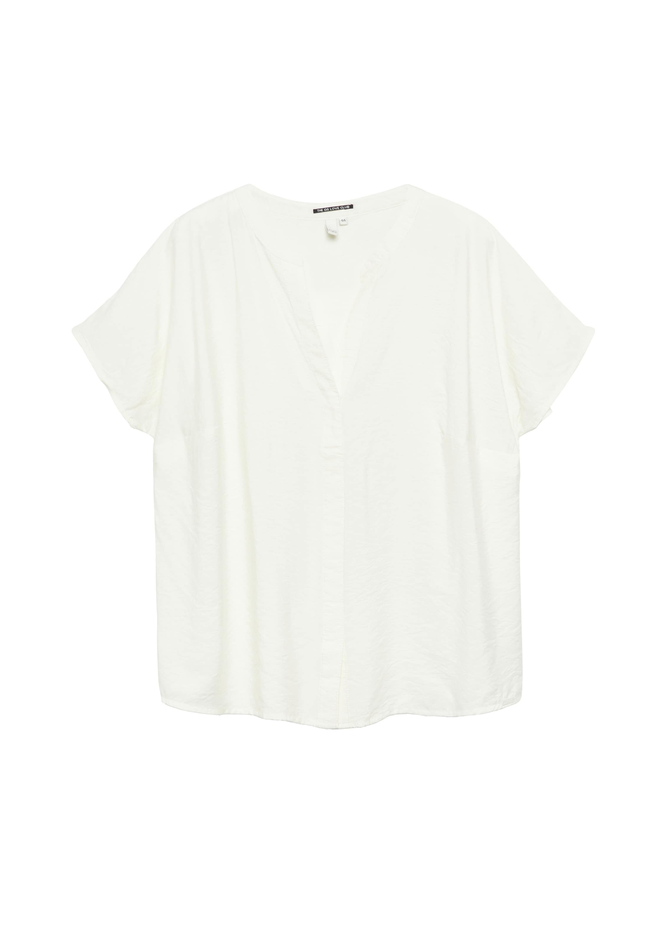 QS Bluse in Beige: Vorderseite