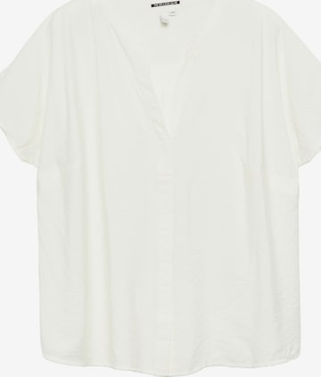 QS Bluse in Beige: Vorderseite