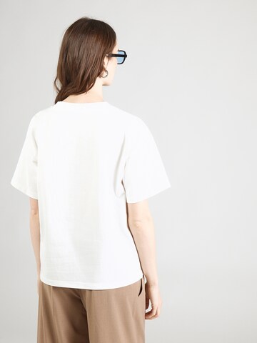 VILA Shirt 'VIMONIE FLORAL' in White