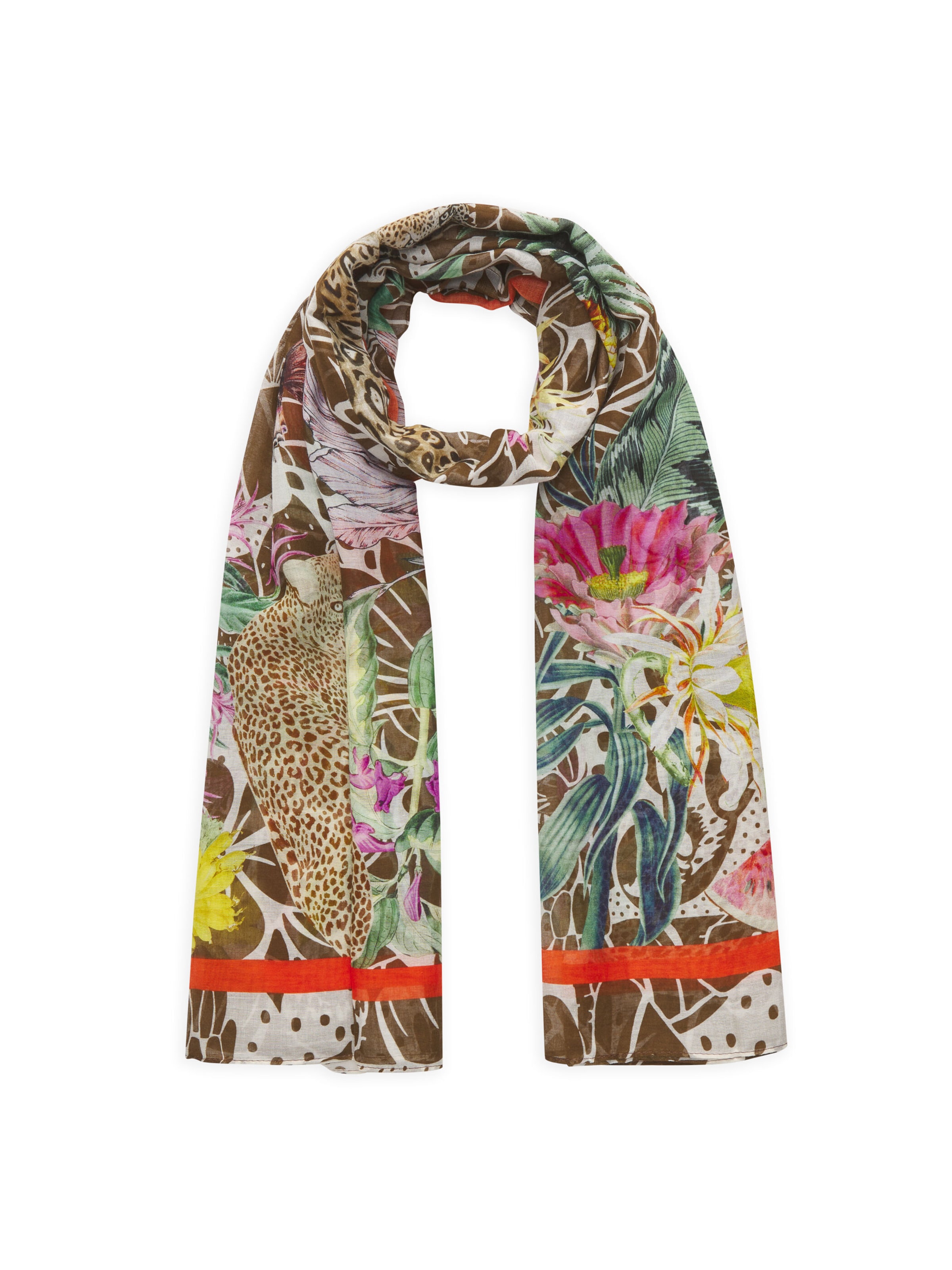 Écharpe CODELLO en marron : devant