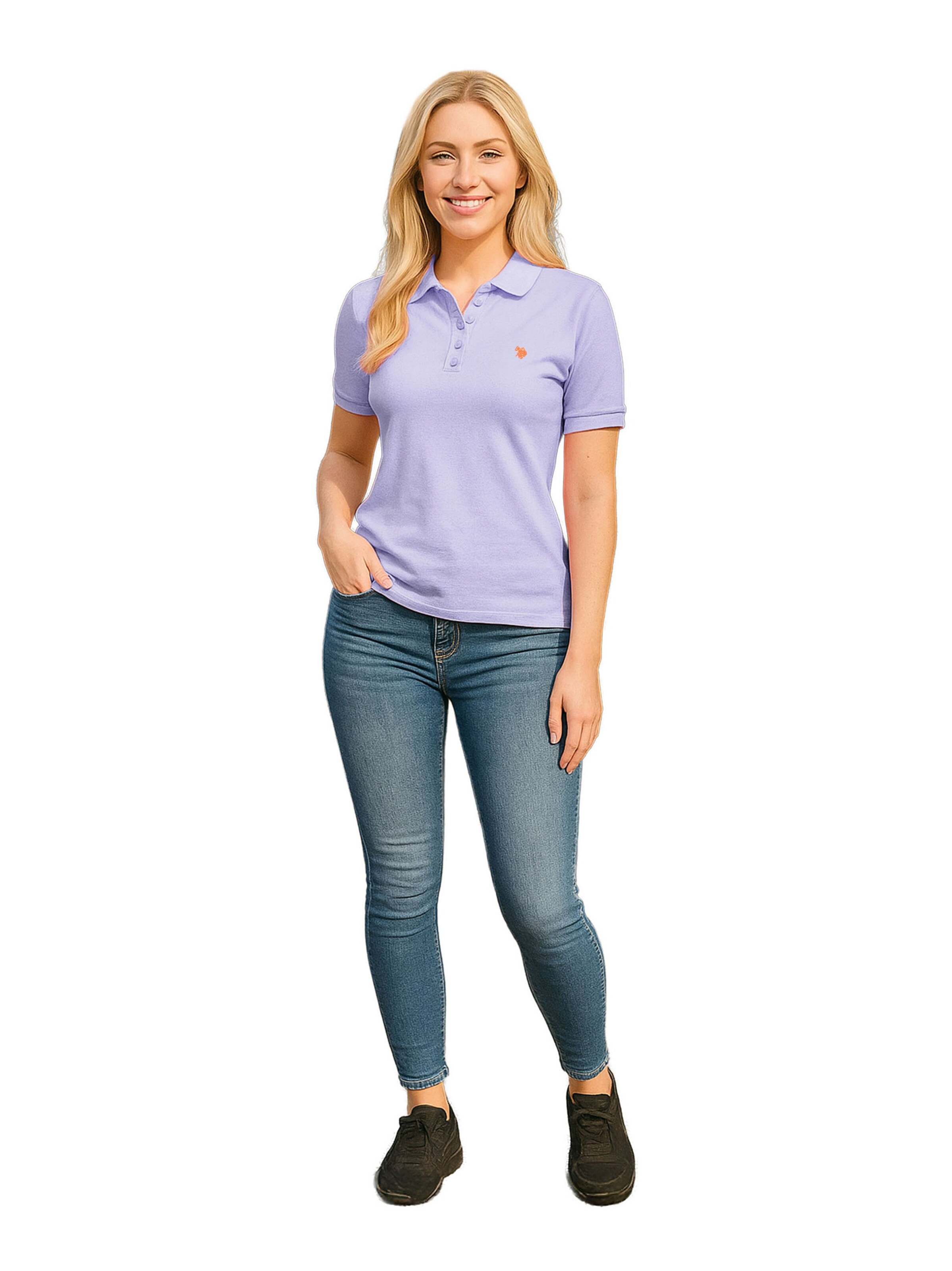 U.S. POLO ASSN. Poloshirt in Lila