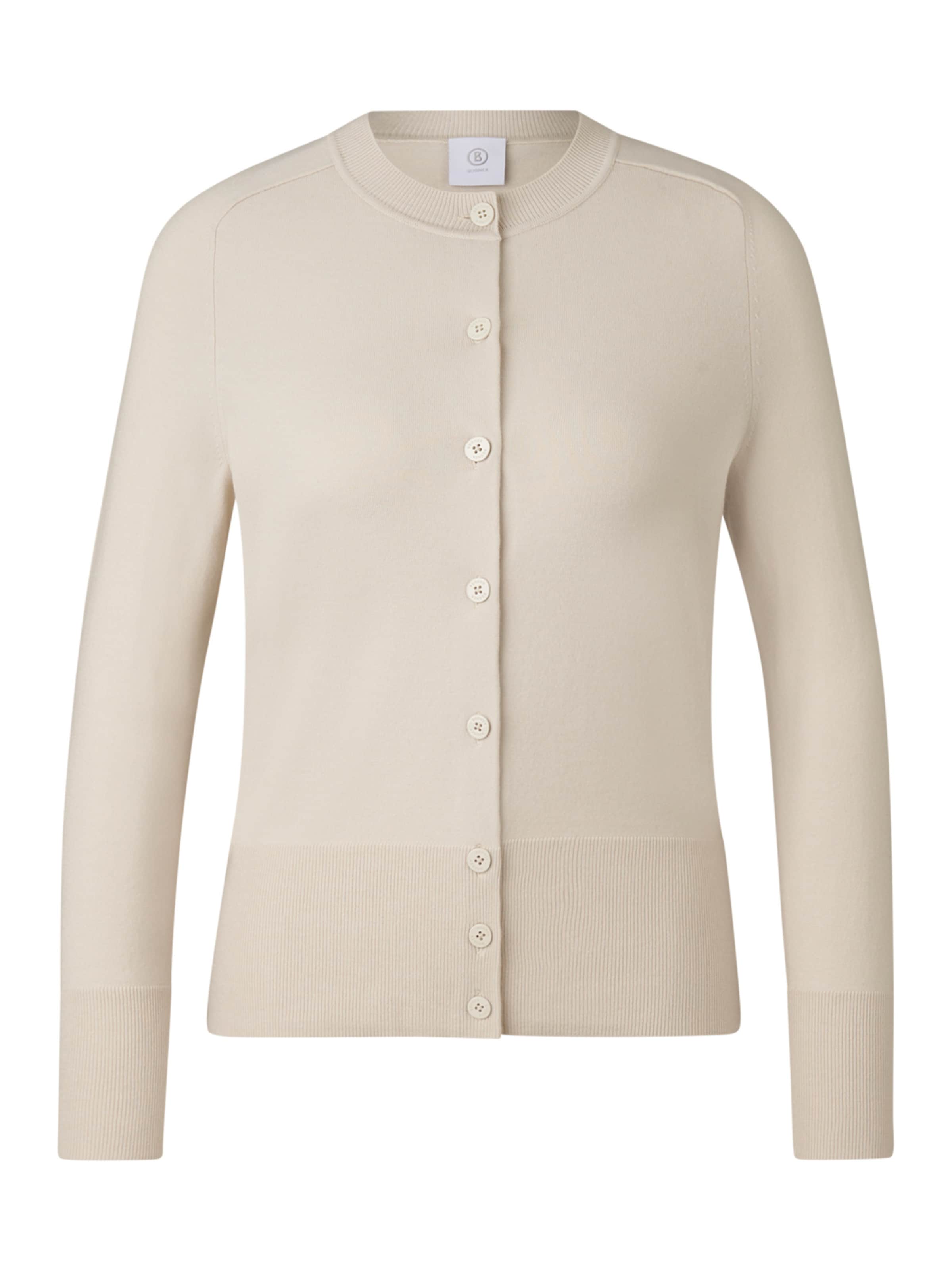 BOGNER Strickjacke 'Ilma' in Beige: Vorderseite
