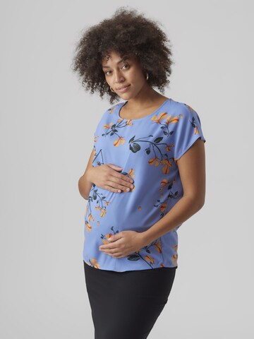 Vero Moda Maternity Shirt in Blue: front