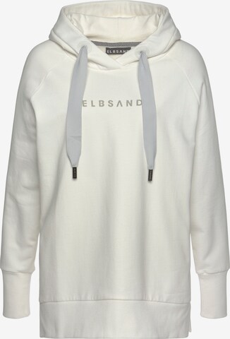 Elbsand Sweatshirt in White: front