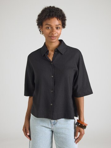 s.Oliver Blouse in Zwart: voorkant