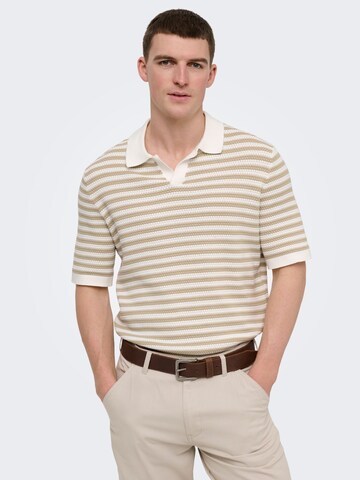 Pullover 'ONSSerge' di Only & Sons in beige