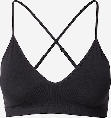 Soutien-gorge de sport ICANIWILL en noir : devant