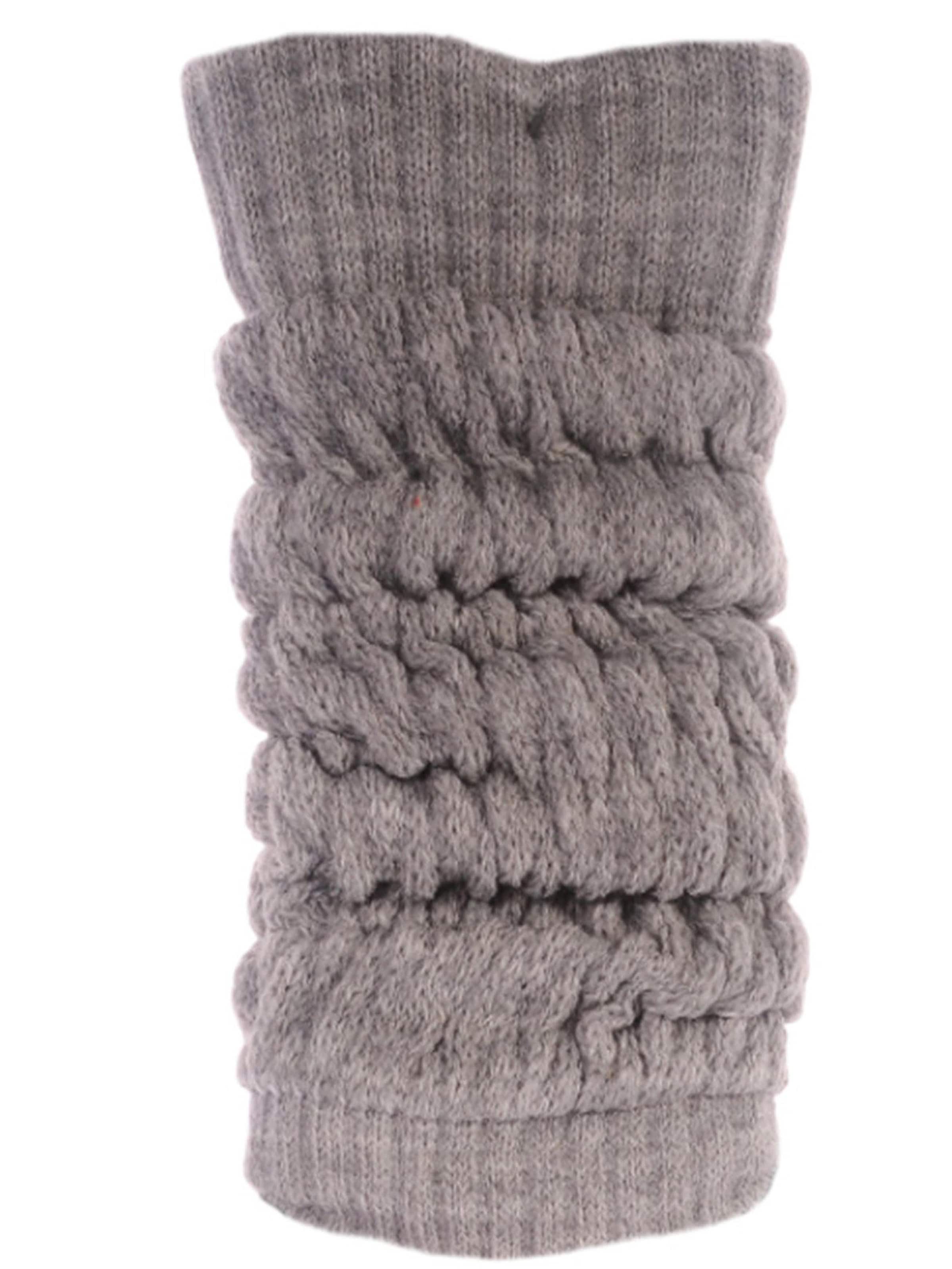 La Bortini Stulpen in Grau: Vorderseite