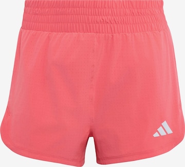 regular Pantaloni sportivi 'TECH PACER 3"' di ADIDAS PERFORMANCE in rosa: frontale