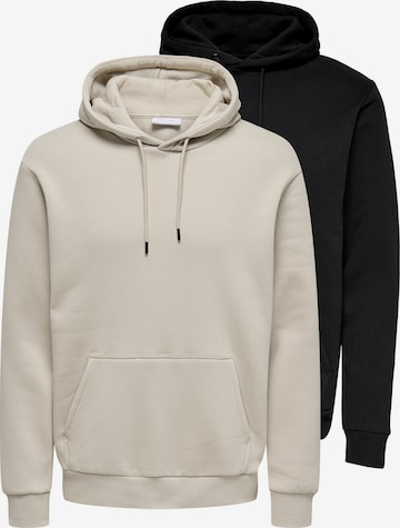 Only & Sons Sweatshirt 'Ceres' in Schwarz: Vorderseite