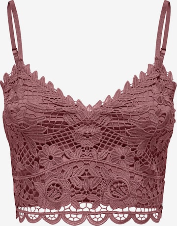 ONLY Top 'ONLHONEY' w kolorze różowy: przód