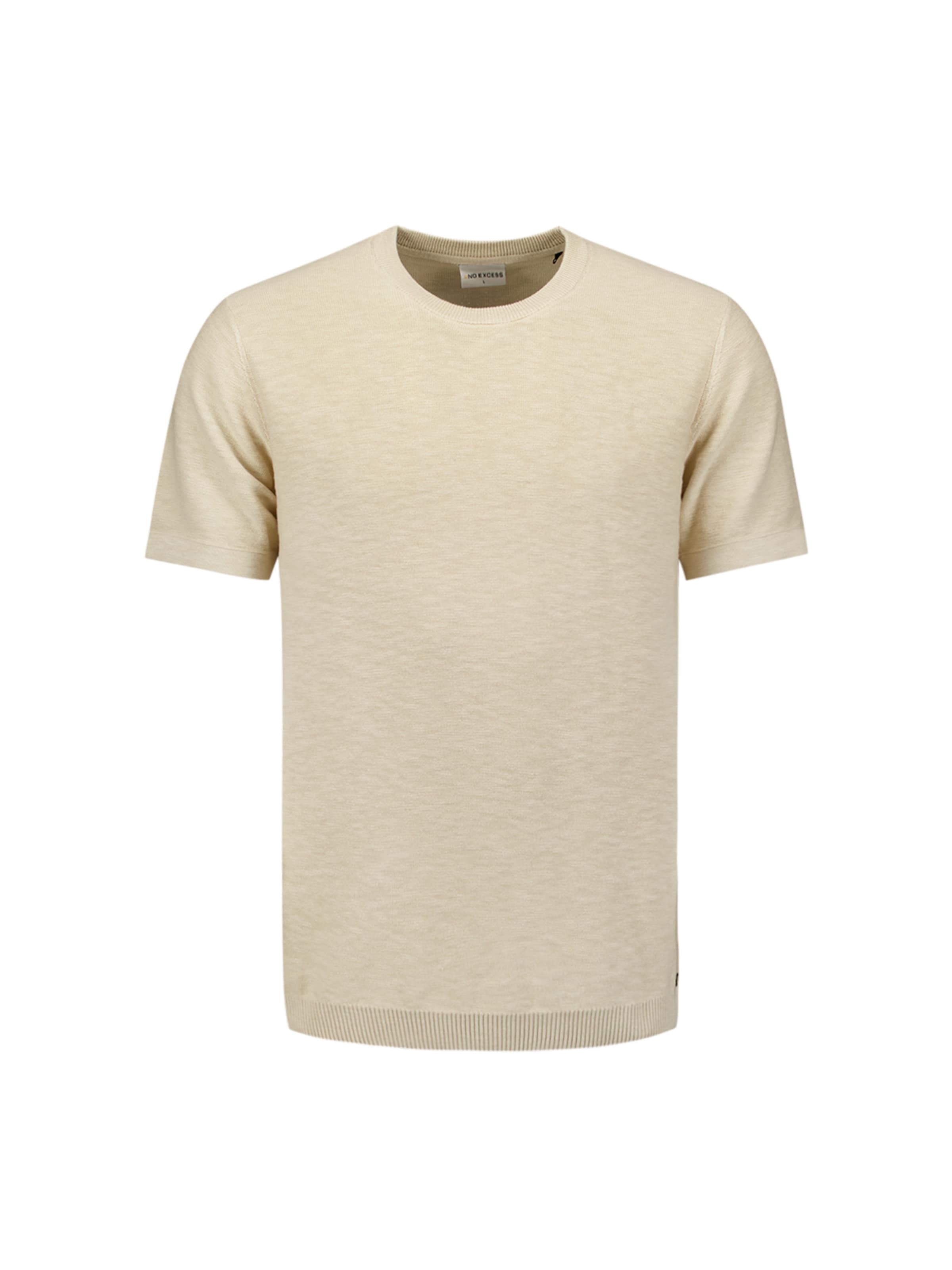 No Excess T-Shirt in Beige: Vorderseite