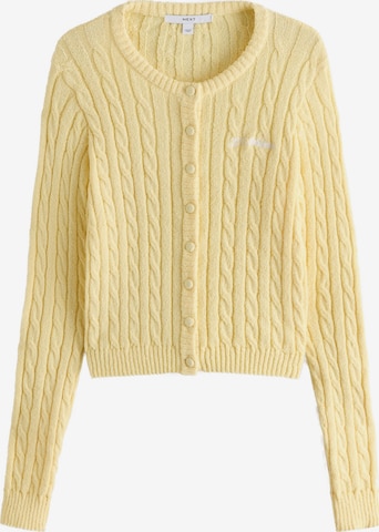 Next - Cárdigan en amarillo: frente