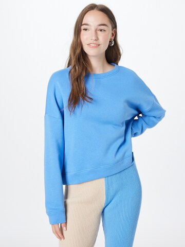 PIECES Sweatshirt 'Chilli' in Blue: front