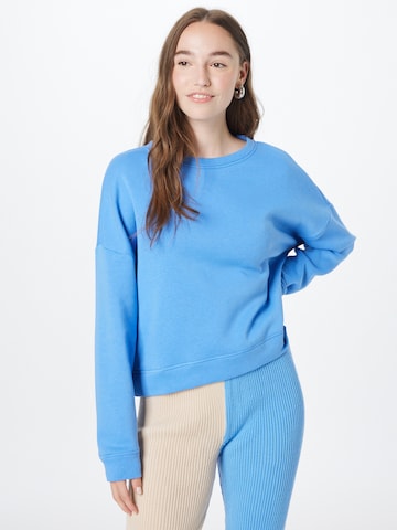 Sweat-shirt 'Chilli' PIECES en bleu : devant