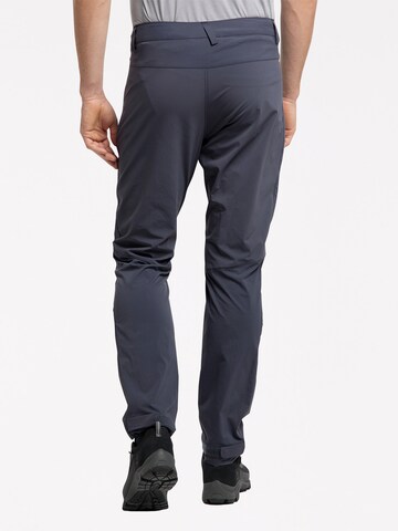 Haglöfs Slimfit Outdoorhose 'Lite Flex' in Blau