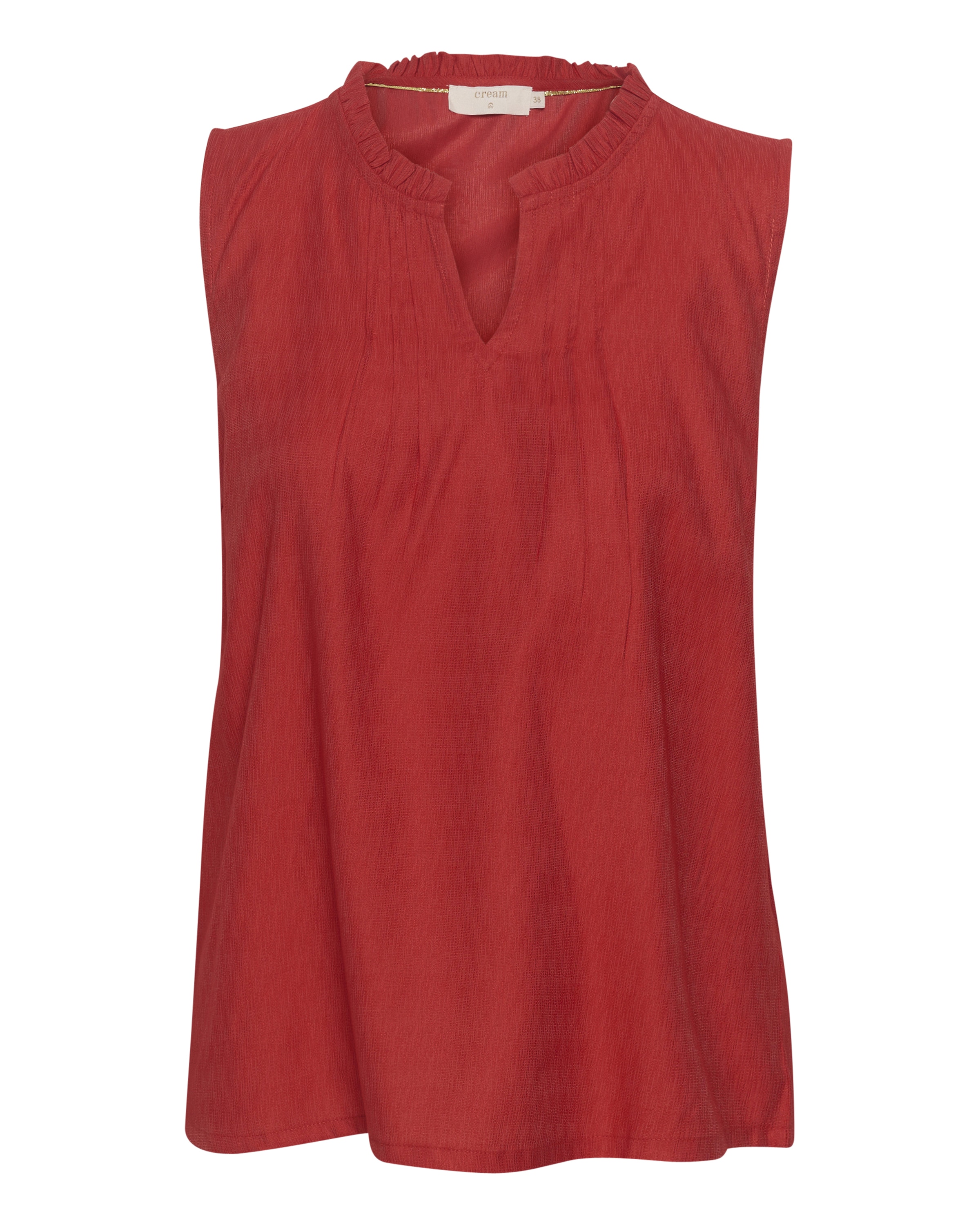 Cream Bluse 'Liselin' i rød: forside