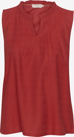 Cream Blouse 'Liselin' in Red: front