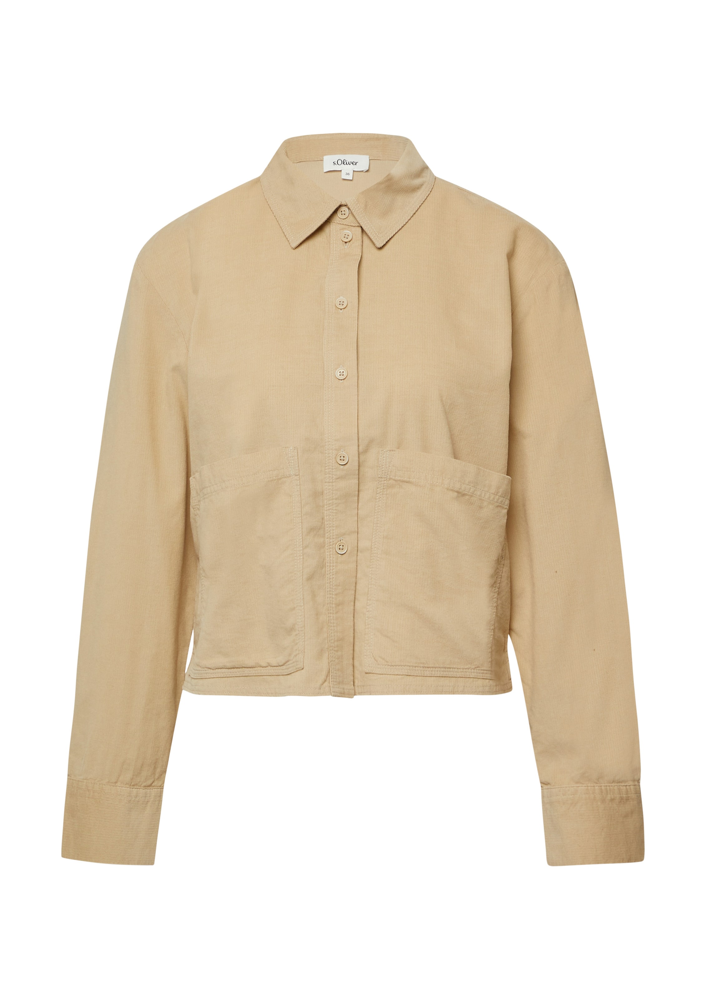 s.Oliver Bluse in Beige: Vorderseite