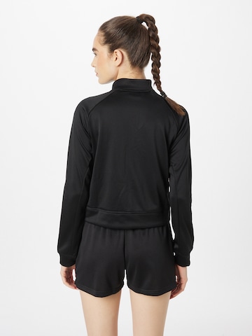 PUMA Athletic Zip-Up Hoodie in Black