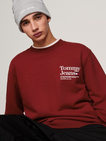 Tommy Jeans Sweatshirt in Rot