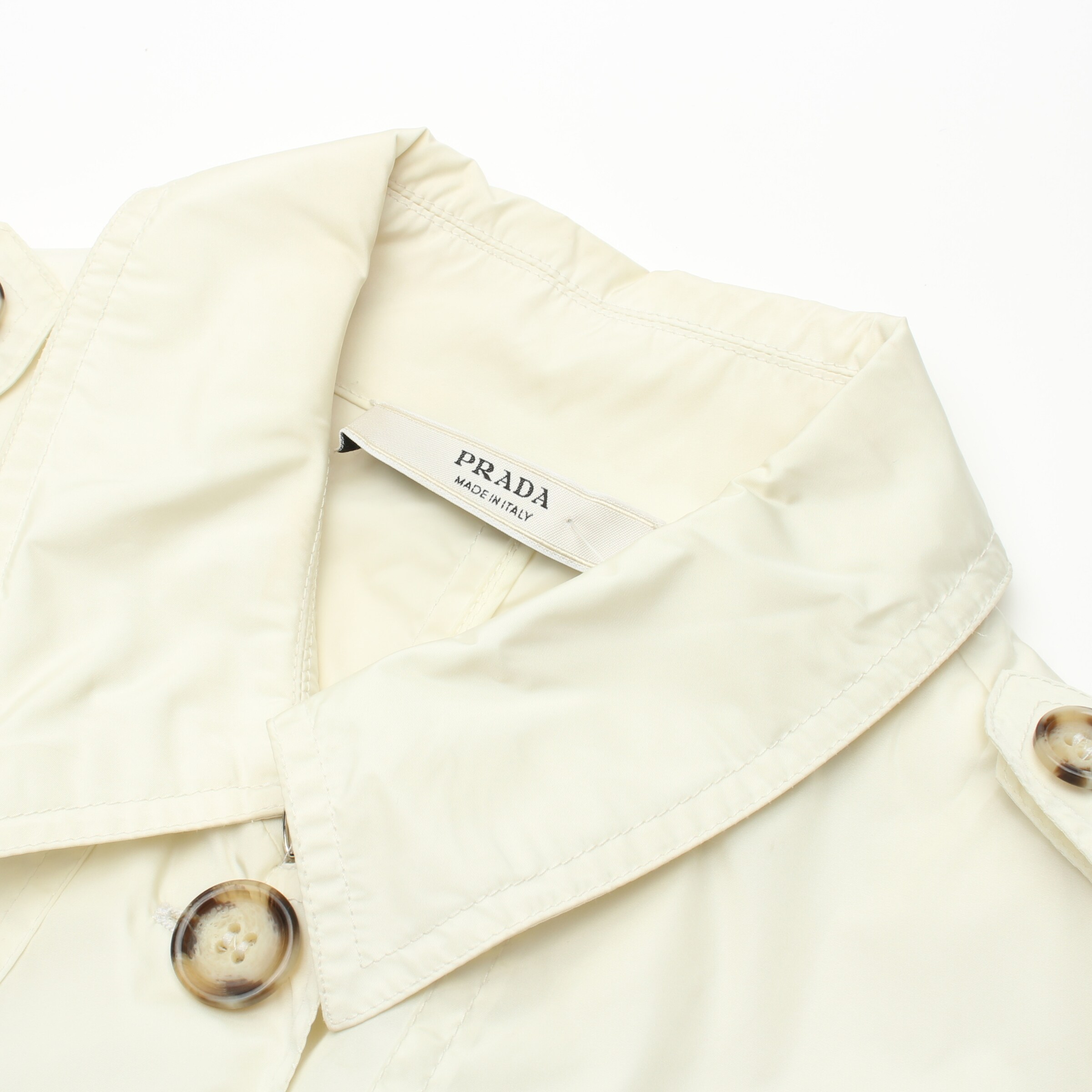 PRADA Jacket & Coat in S in White