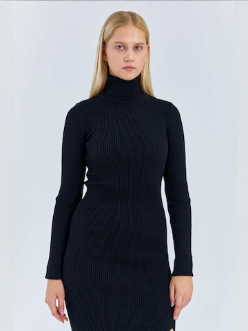 MixRay Gebreide jurk in Zwart